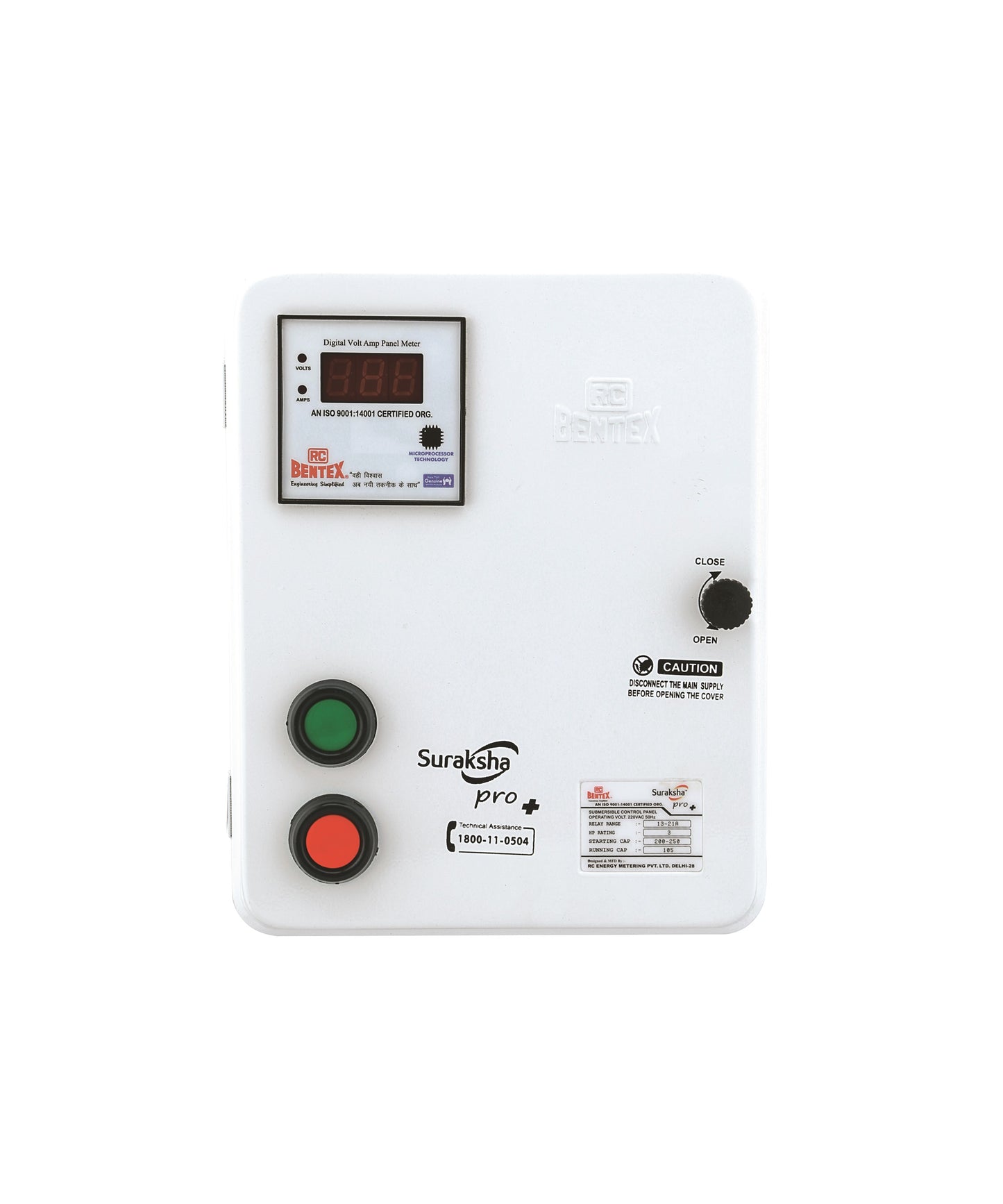 Suraksha Pro Plus Single Phase Submersible Control Panel