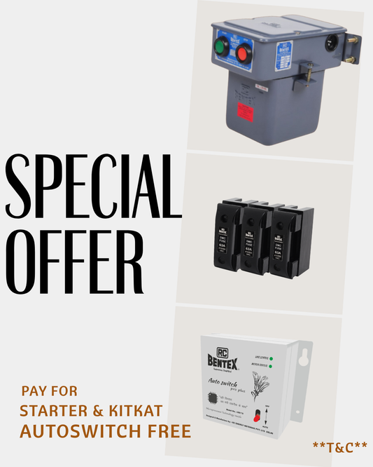 Oil Immersed Three Phase RDL DOL Submersible Control Starter , DMC Kit Kat Fuse 415 Volt , Free Auto Switch Pro DOL - 6 ( DOL , 6 Wire )