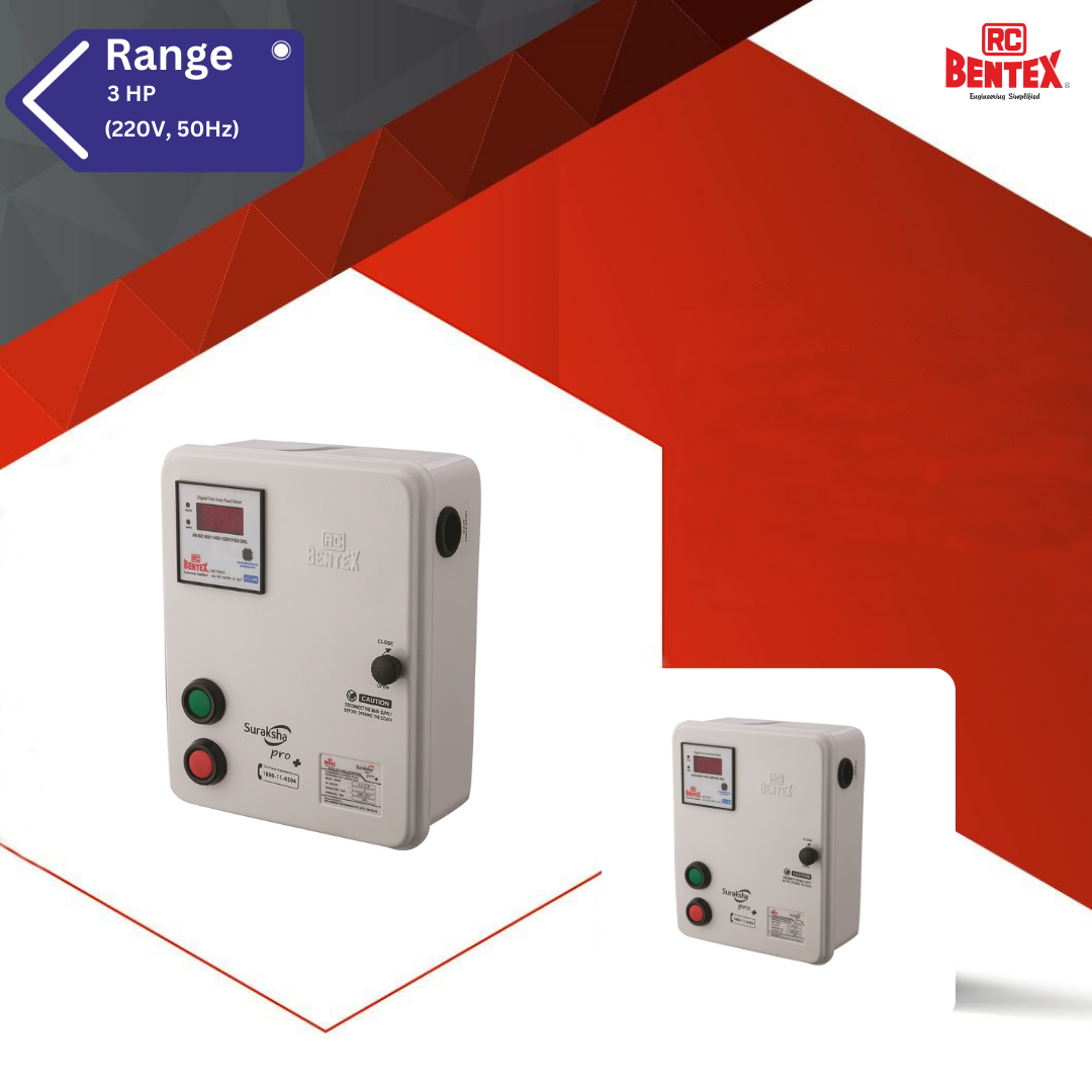 Suraksha Pro Plus Single Phase Submersible Control Panel – RC Bentex