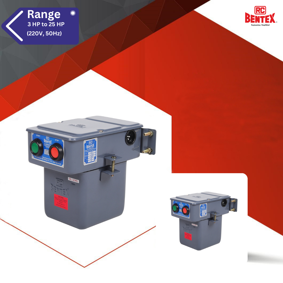 Oil Immersed Three Phase RDL Direct On Line Submersible Control Starter 10 HP